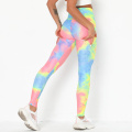 2020 Hot Sales Tie Die Leggings Fitness Push Up Up Uping Butt Butt Gym Leggings Sports Femmes Pantalons de yoga